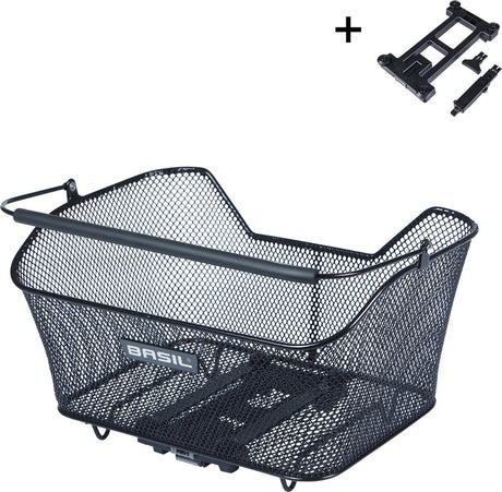 Basil Base M Mik - Panier à vélo - à l'arrière - noir
