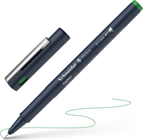 Schneider instruments d'écriture Schneider fineliner - pictus - largeur de trait 0,1 mm - vert - s-197104