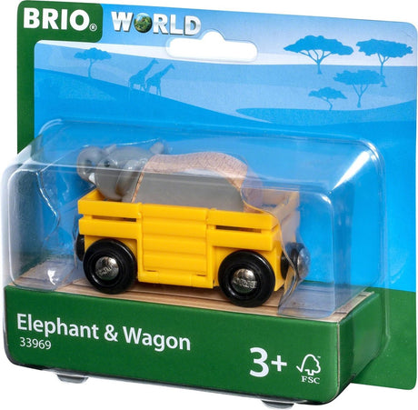 Chariot Brio avec éléphant - 33969