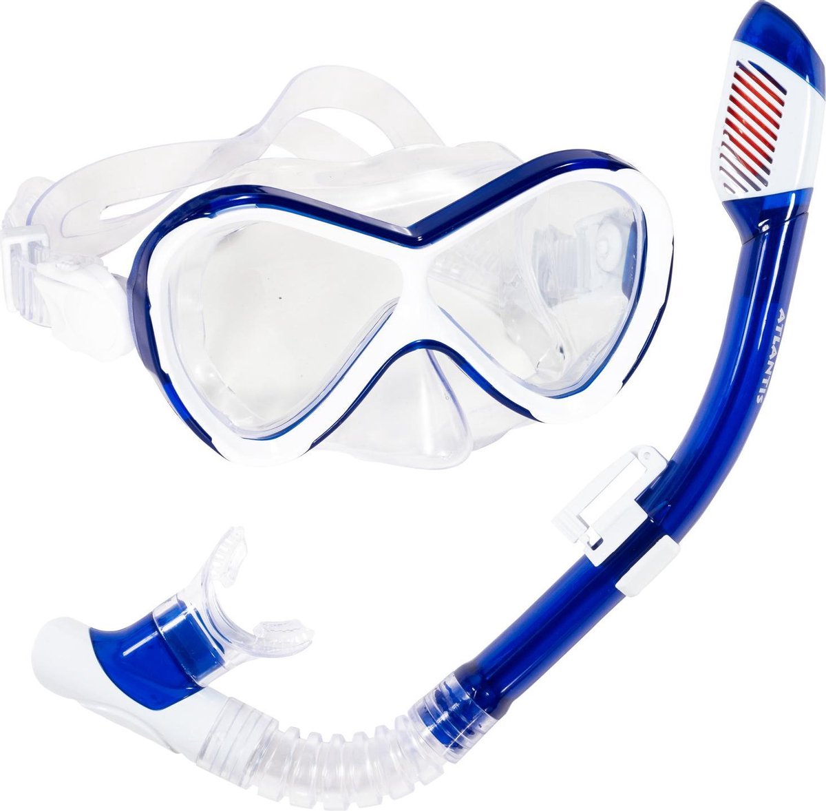 Atlantis abaco combo - ensemble tuba - lunettes de plongée - tuba - enfants - bleu