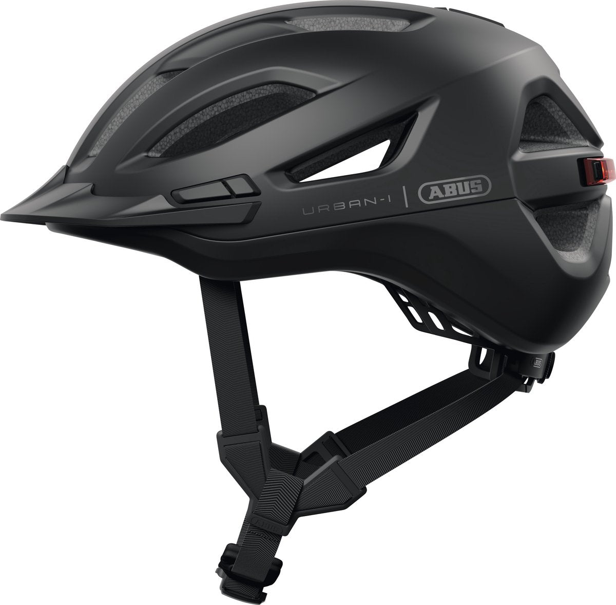Casque de vélo Abus urban-i 4.0 ace velours noir m - 54-58 cm - noir - adapté pour une utilisation sur vélos électriques - vélos de ville - 280 g