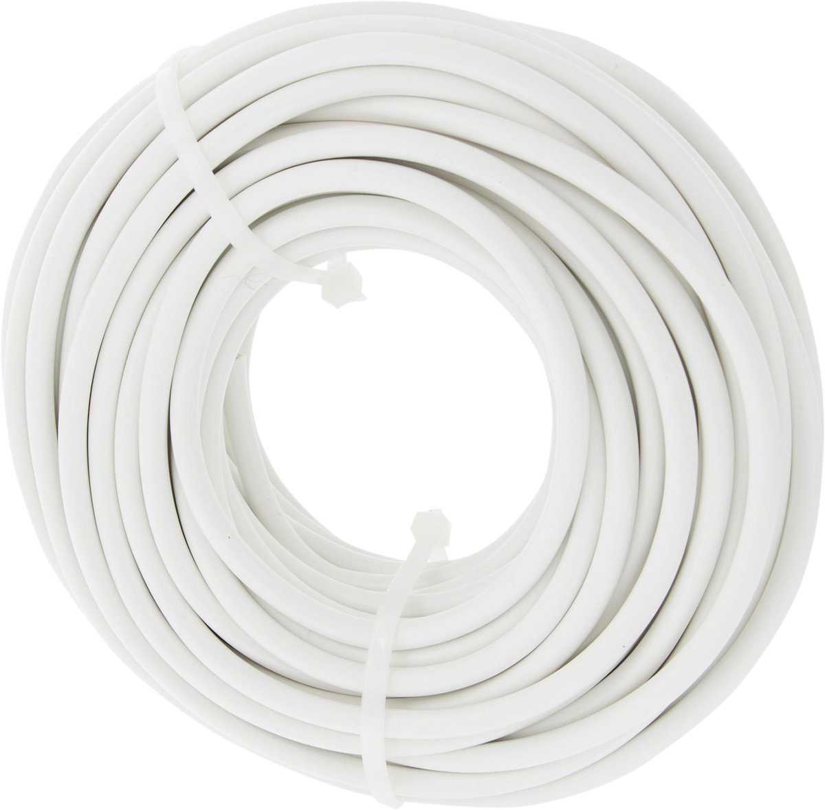 Cordon domestique Q-link - vmvs - capacité de charge jusqu'à 1200w - 3 x 0,75 mm² - 20 m - blanc