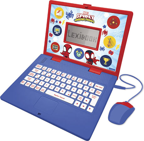Lexibook ordinateur portable éducatif bilingue Spidey et ses incroyables amis (fr en)