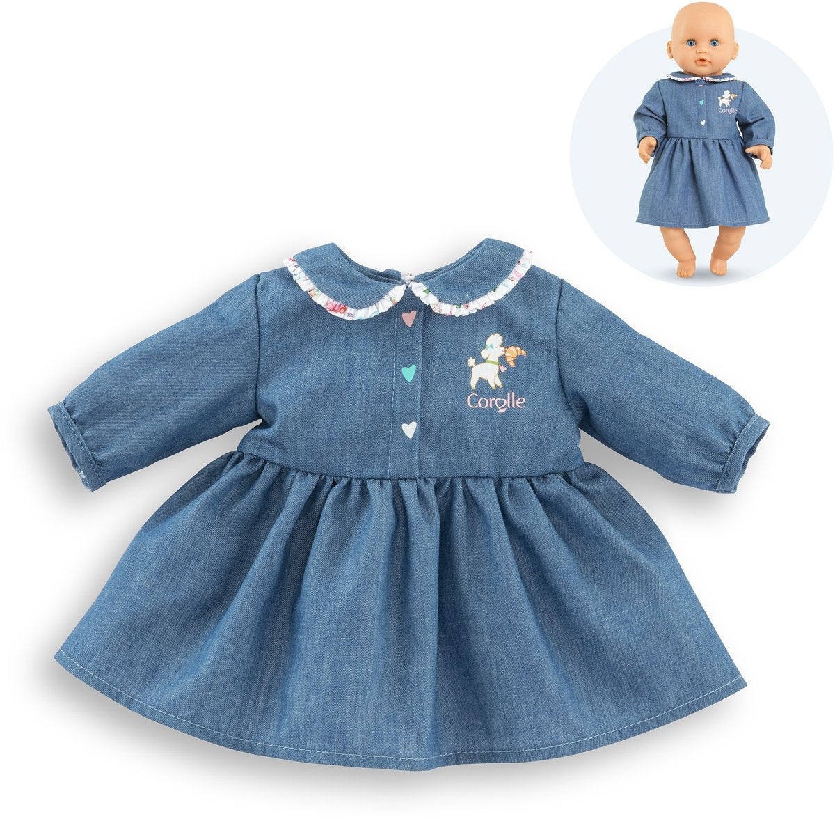 Robe Corolle pour poupée, 30cm