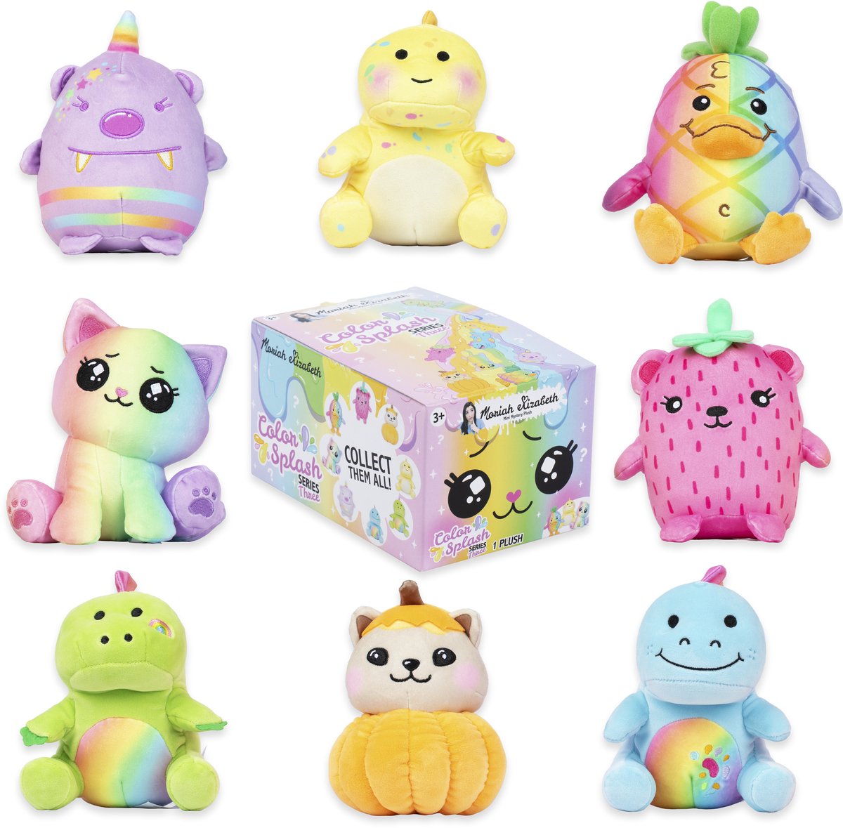 Boti Moriah Elizabeth Mystery Peluche - Série 3 Color Splash, 15 cm