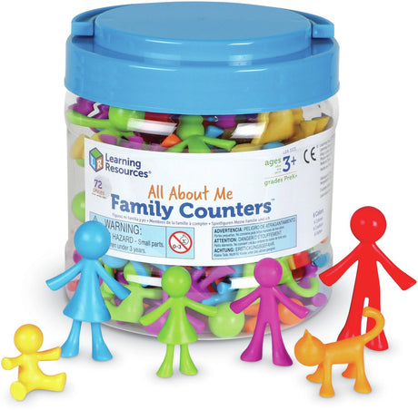 Ressources d'apprentissage tout sur moi family counters® (ensemble de 72) - 3+