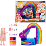Mga Entertainment Rainbow High Pop Petite journée de piscine avec ensemble de jeu Blush