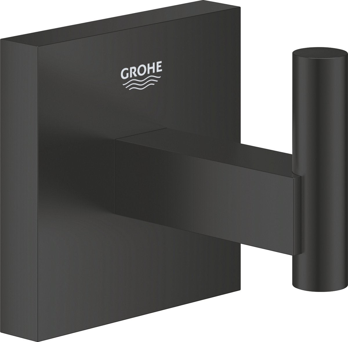 Grohe quickfix start cube porte-serviettes - noir mat