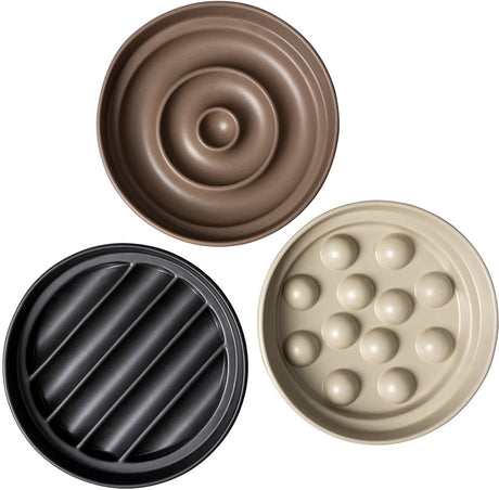 Bol de nourriture D d home - alimentation lente sue - marron
