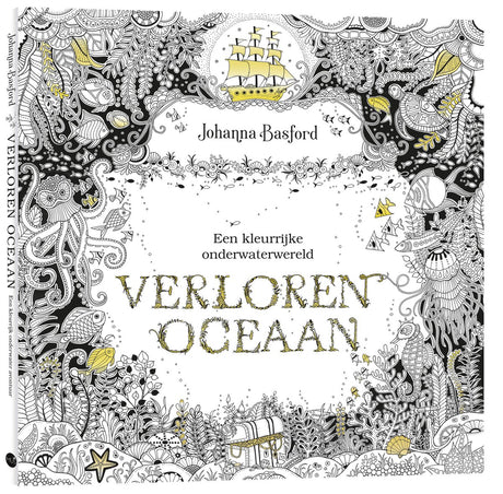 Livre de coloriage créatif sur l'océan perdu - Livres de coloriage de Johanna Basford