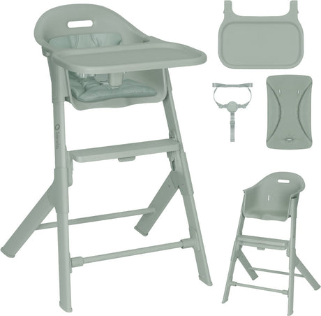 Lionelo beny – chaise haute 6-36 mois – ceinture 3 points – repose-pieds plateau réglable – insert lavable – compact léger
