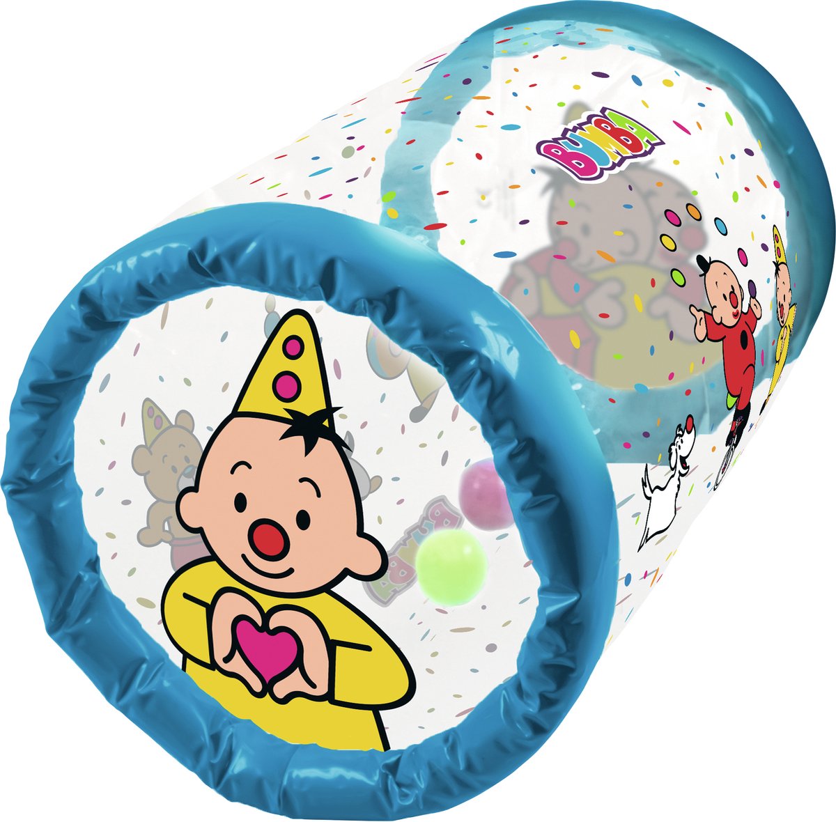 Rouleau de confettis gonflables sur chenilles Bumba