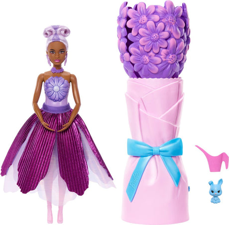 Barbie dévoile une poupée pétale marguerite violette