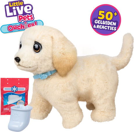 Spectron petits animaux vivants ouchies chiot cooper - peluche interactive