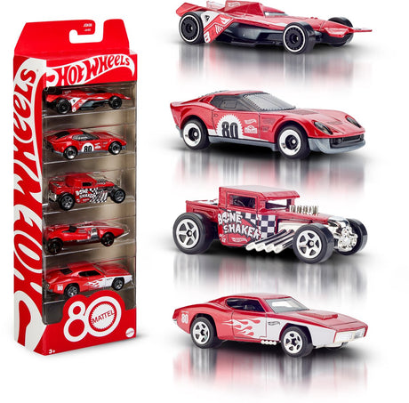 Hot Wheels moulé sous pression 80e 5 pack | 6 pièces