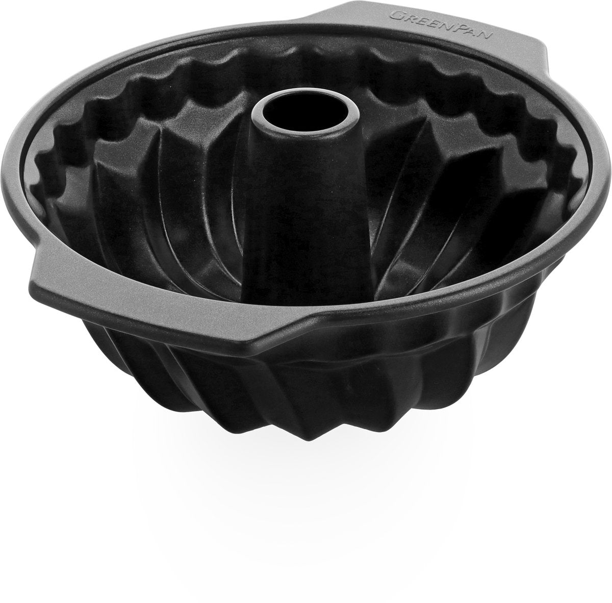 Poêle à pâtisserie Greenpan Bistro - 24 cm - revêtement antiadhésif sans PFA - plat de cuisson en céramique - passe au four jusqu'à 230°c - rond - noir