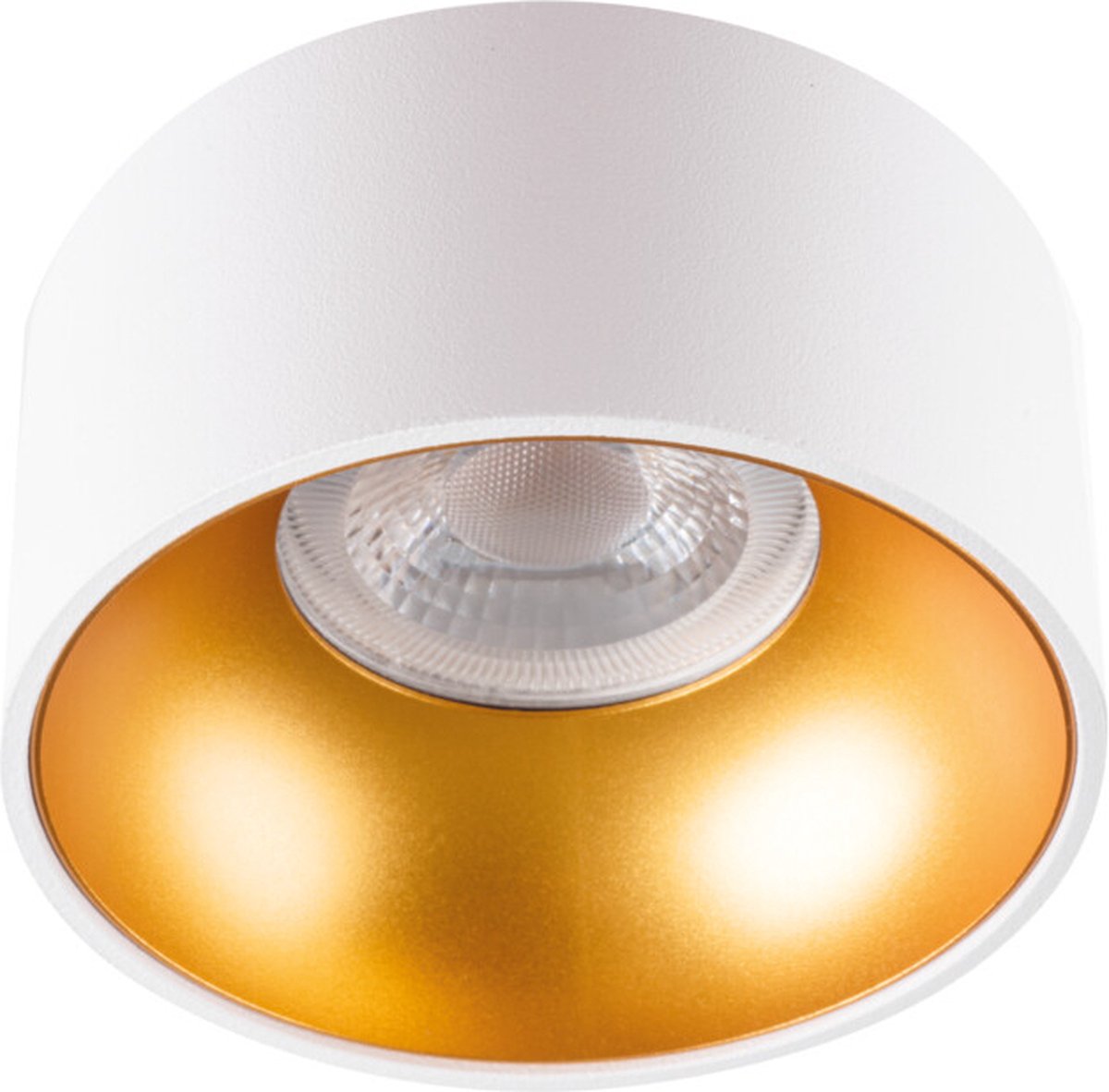 Kanlux s.a. - Spot de plafond LED Gu10 rond or blanc - simple pour 1 spot LED Gu10