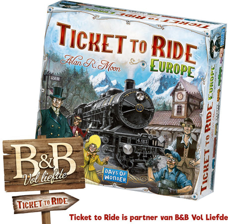 Days of Wonder Ticket to Ride Europe - Jeu de société néerlandais - Jeu de société stratégique pour les amis de la famille