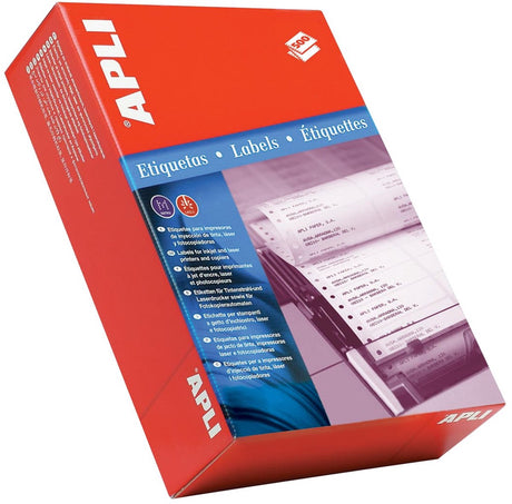 Étiquettes pour imprimante Apli DS500BL. comp.etik.4 89x36