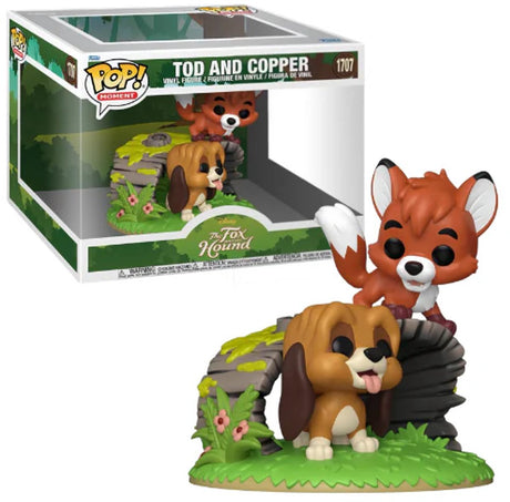 Funko cap und capper tod et cuivre (pop! moment) figurine en vinyle 1707 unisexe pop! - neutre - standard