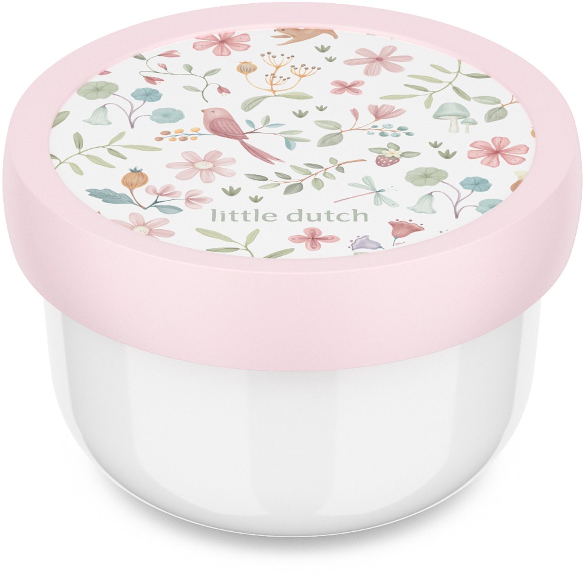Boîte à fruits Mepal Campus Little Dutch - 300 ml - avec fourchette à fruits - se ferme bien - boîte à collations - merveilles de fées