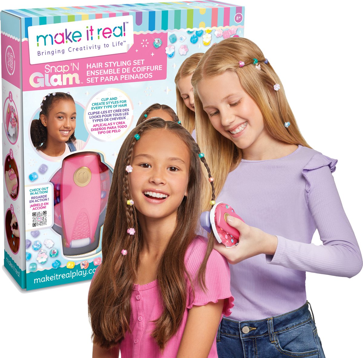 Faites-en de véritables perles de cheveux serties d'accessoires