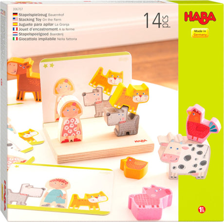 Haba tout-petit [2 ans+] jouet empilable ferme