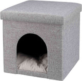 Trixie Pouf Cat Basket relax-iglo alois gris