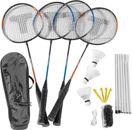 Set de badminton complet, 4 joueurs