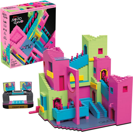 Mattel jeu de calmar méga jeu de construction kits de construction d'escalier de jeu de calmar