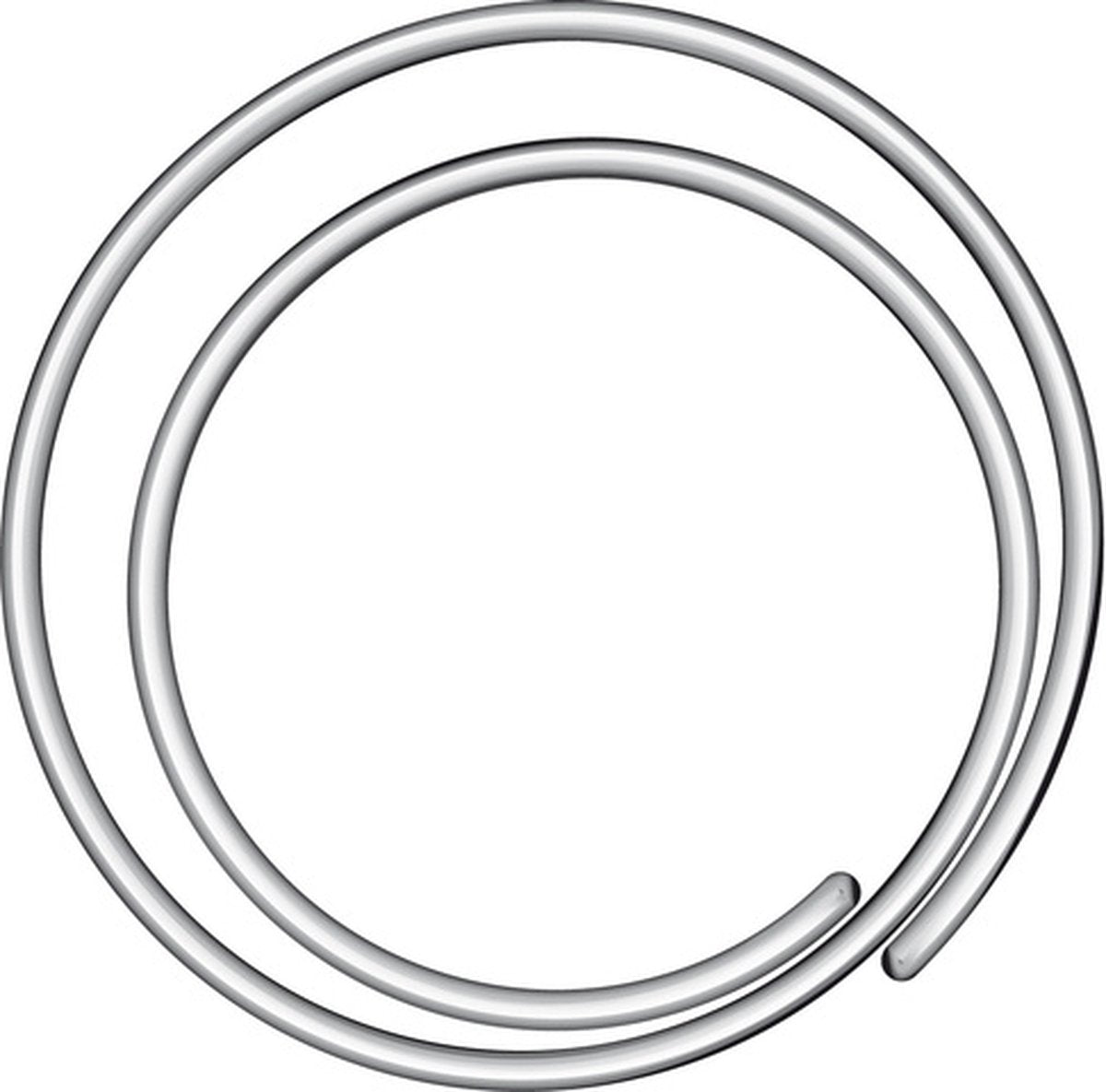 Trombones Alco - circulaires - 20 mm - forme spirale - boîte de 50 pièces