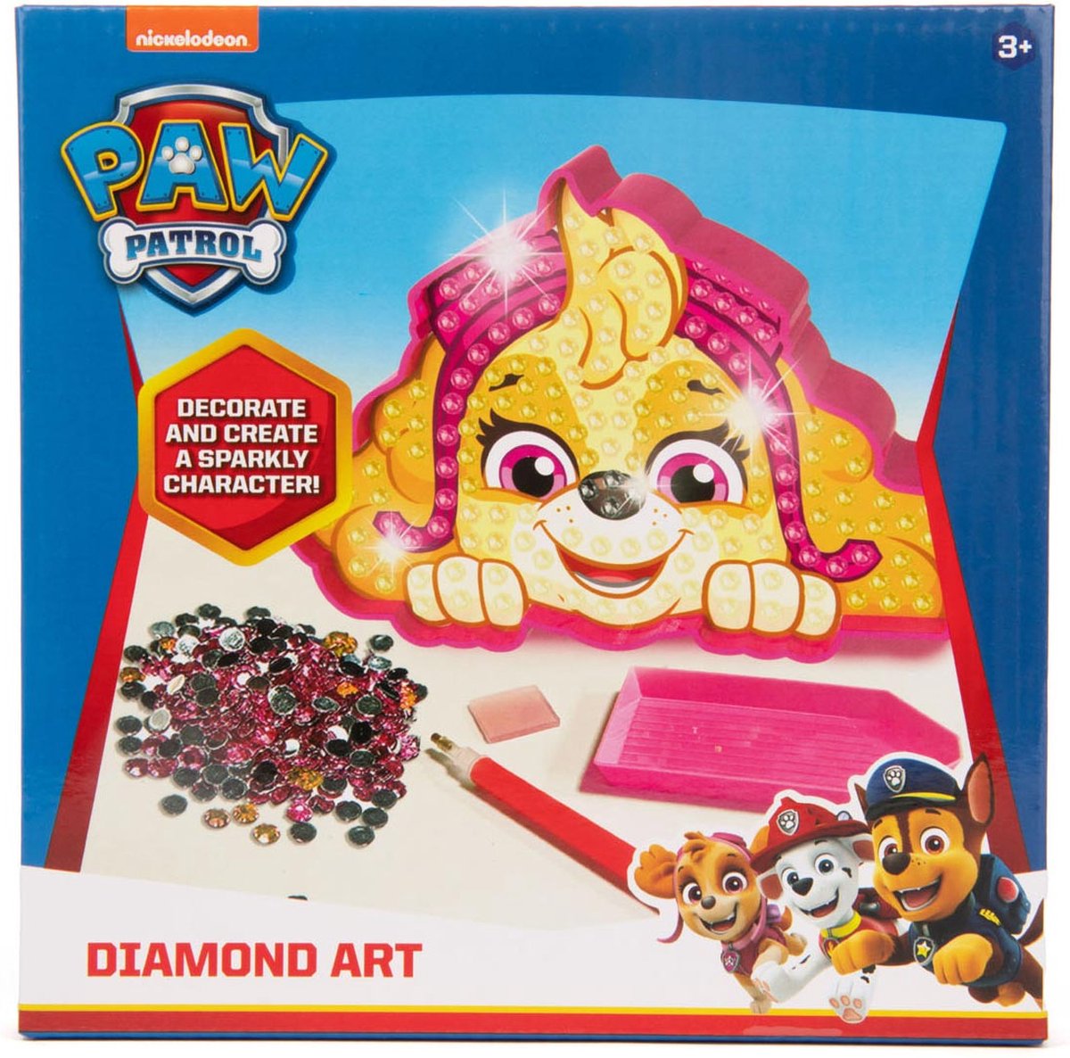Sambro – ensemble de peinture diamant Paw Patrol Skye, jouets créatifs.