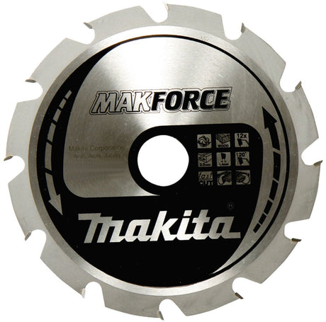 Makita b-32203 lame de scie circulaire manuelle makforce-160x20 mm 24t atb