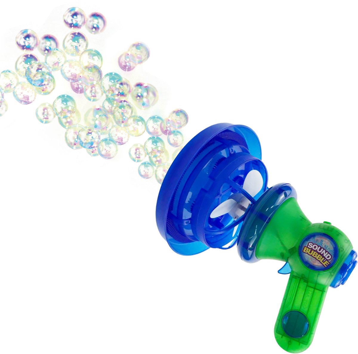 Mégaphone à bulles Gear2play - souffleur de bulles avec fonction sonore