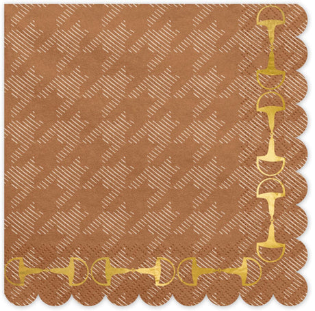 Partydeco 12 serviettes de fête steigbögel 33x33 cm