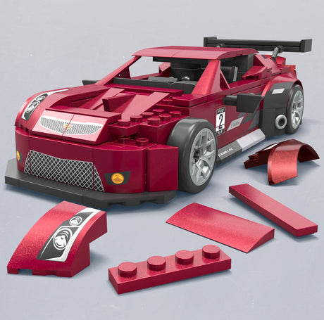 Mega vitrine hotwheels cadillac ats-v r - jouets de construction