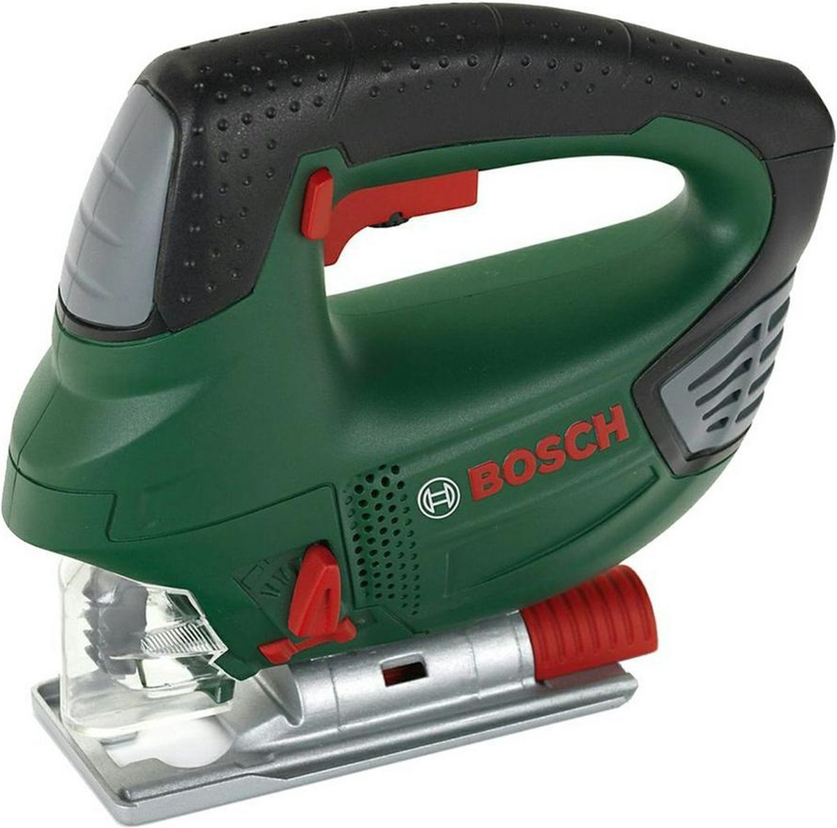 Klein Toys Bosch Mini II Puzzle jouet - 17,9x5x16 cm - incl. effets sonores et lumineux réalistes - vert rouge noir - scie