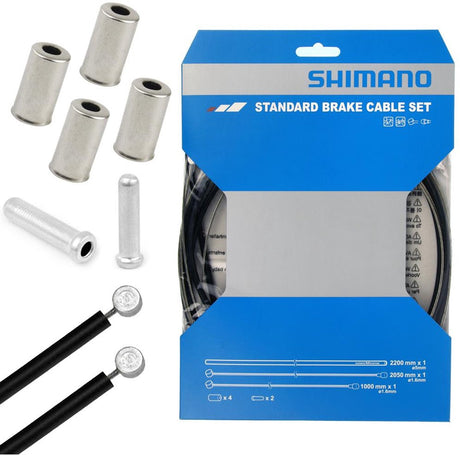 Jeu de câbles de frein Shimano route vtt br.cab.set cale. vtt route noir