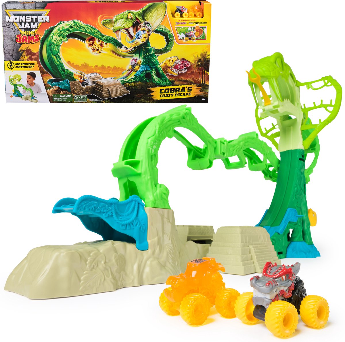 Monster Jam Mini Jams Cobra Booster Ensemble de jeu