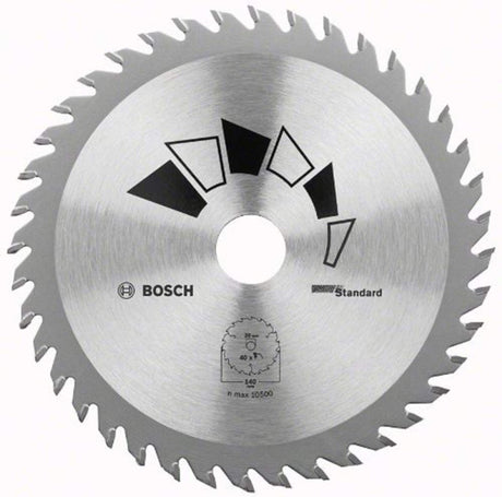 Lame de scie circulaire Bosch basic 140x2,2x20 12,7,t40 (1)