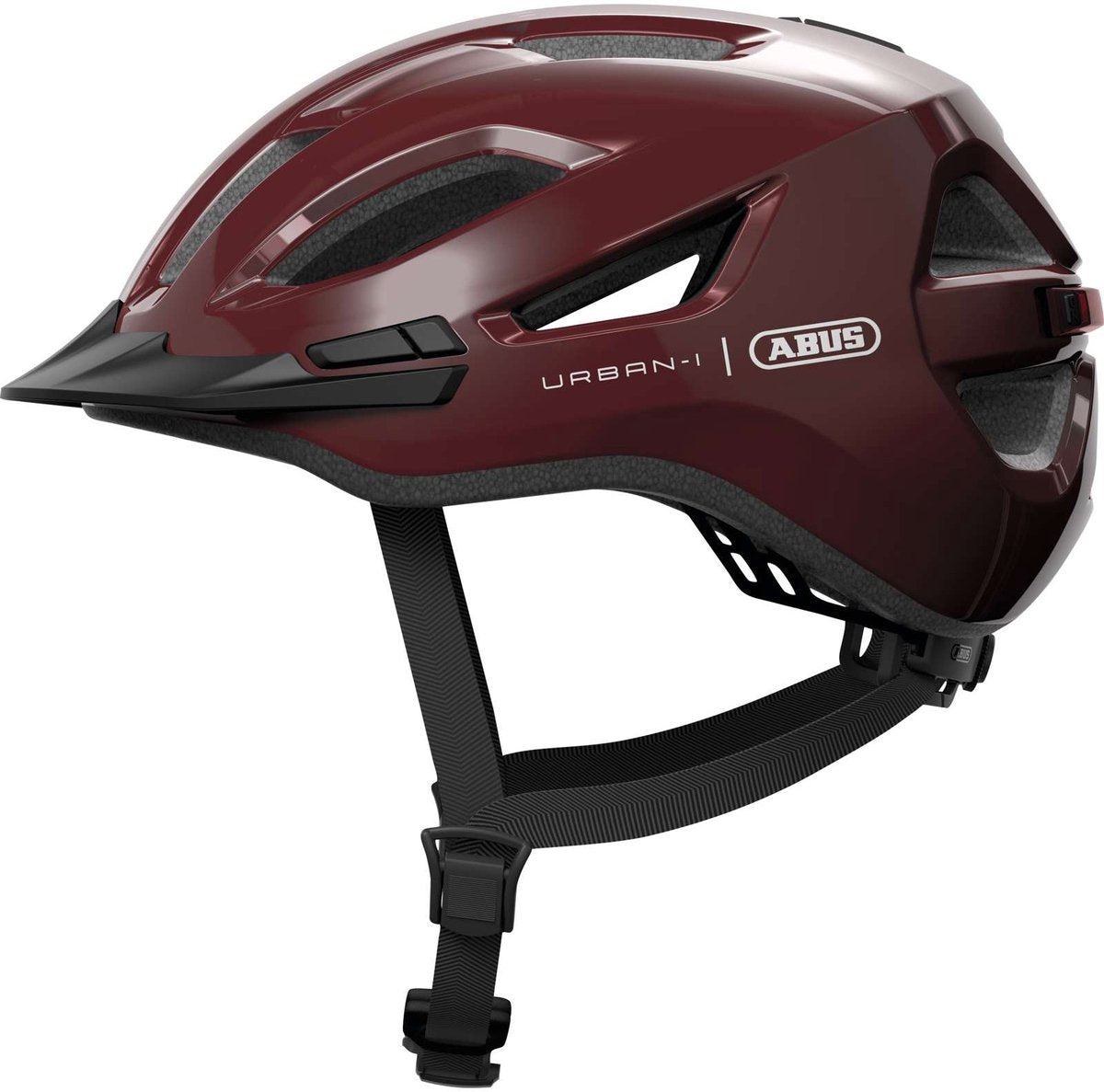 Casque Abus urban-i 4.0 marron rouge s 51-55cm