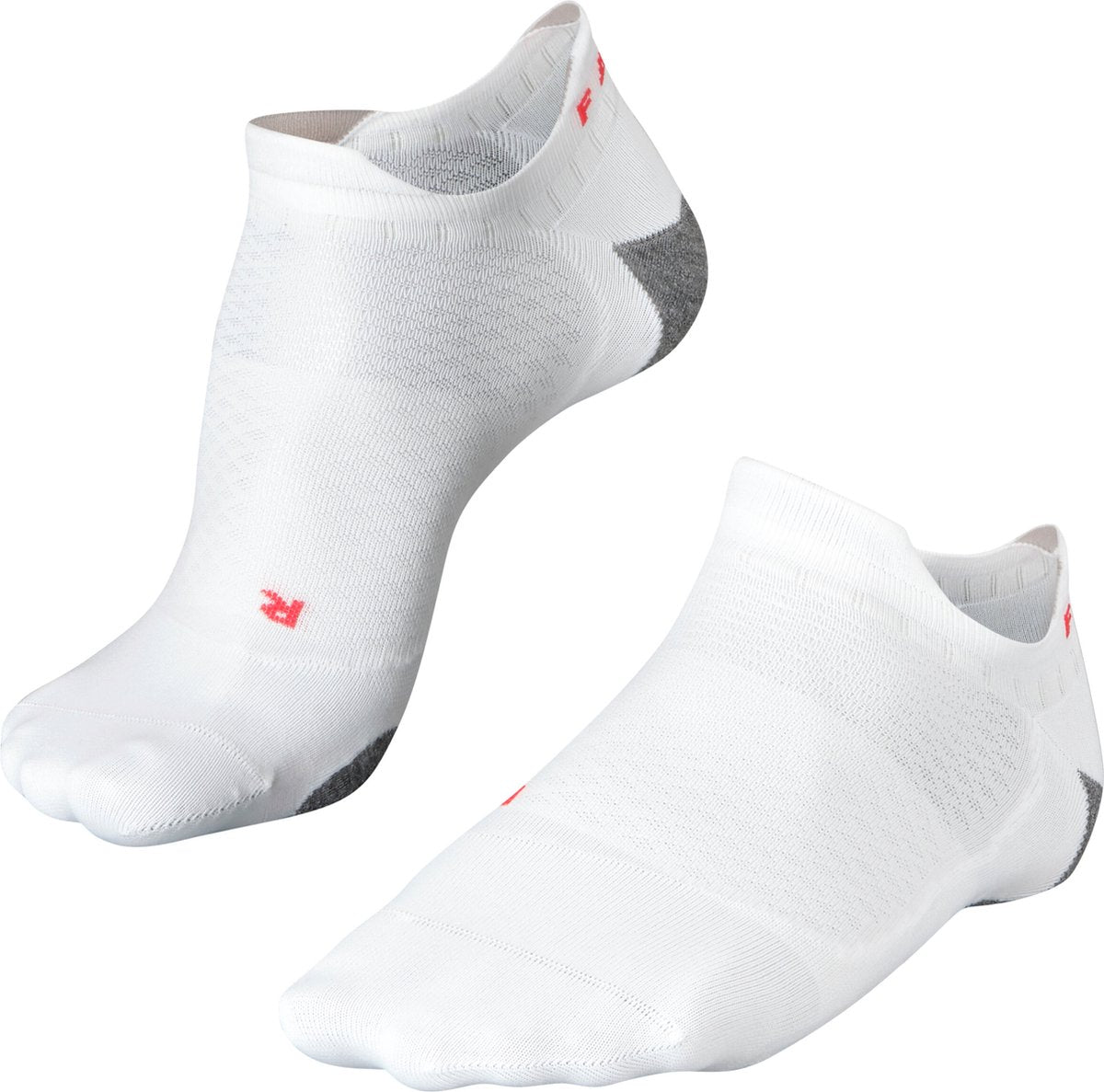 Falke ru5 race chaussettes de course invisibles anti-ampoules en matériau fonctionnel femme blanc - taille 35-36