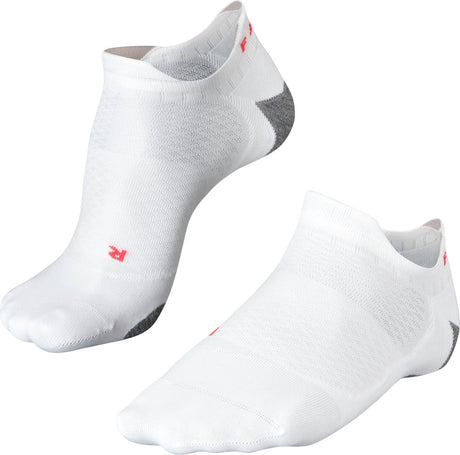 Falke ru5 race chaussettes de course invisibles anti-ampoules en matériau fonctionnel femme blanc - taille 41-42