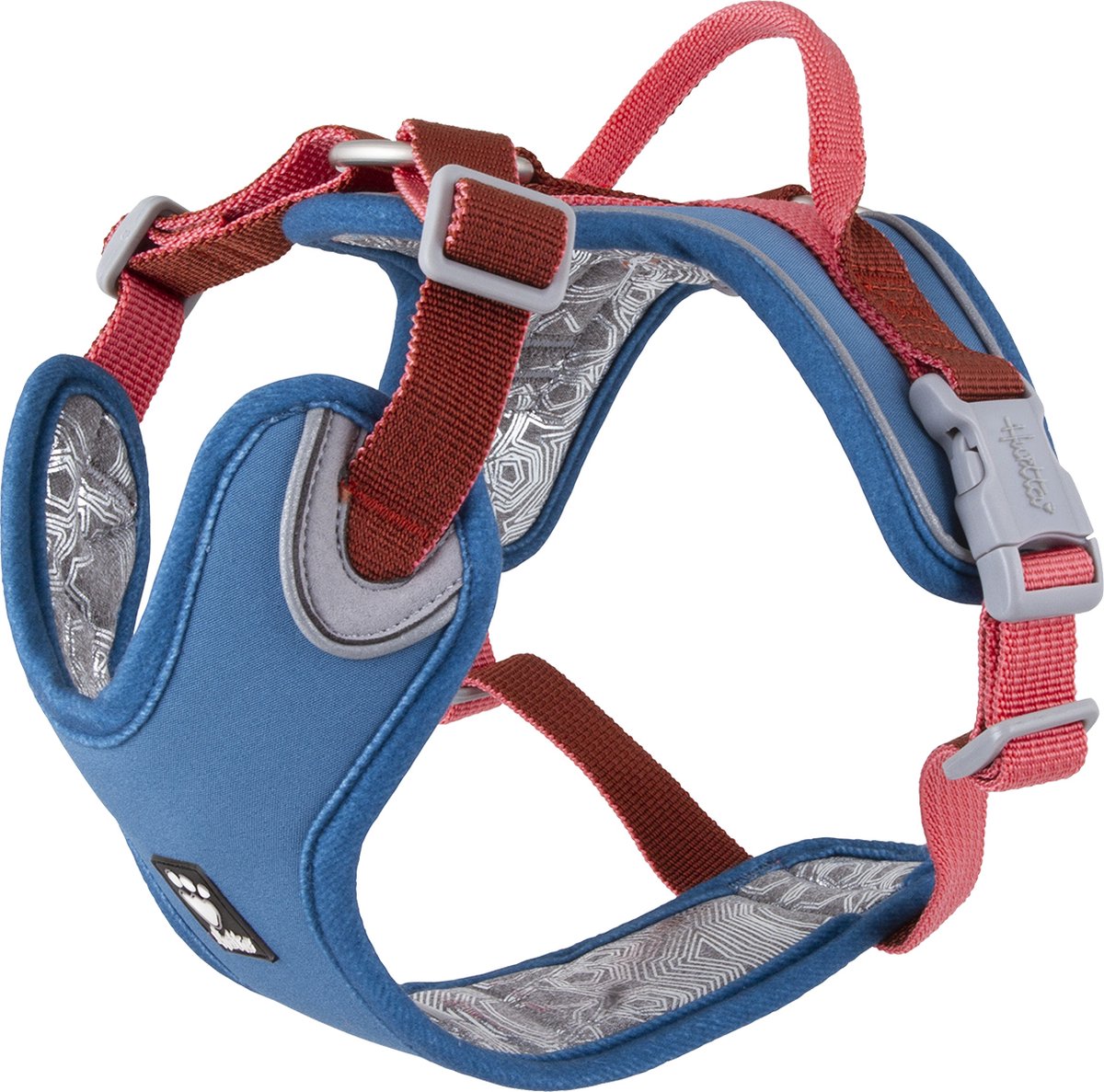 Hurtta weekend warrior harness warmer - hondenharnas - eco bilberry mix - borstomvang: 80-100 cm