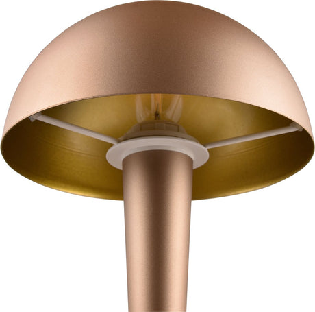 Rl live your light reality canaria - lampe de table - moka - incl. 1x e14 4,9 w - interrupteur à cordon