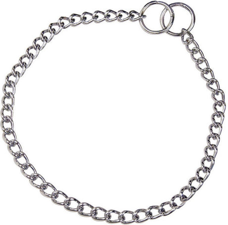Collier pour chien Hs Sprenger argent 2,5 mm torsadé à gauche (50 cm)