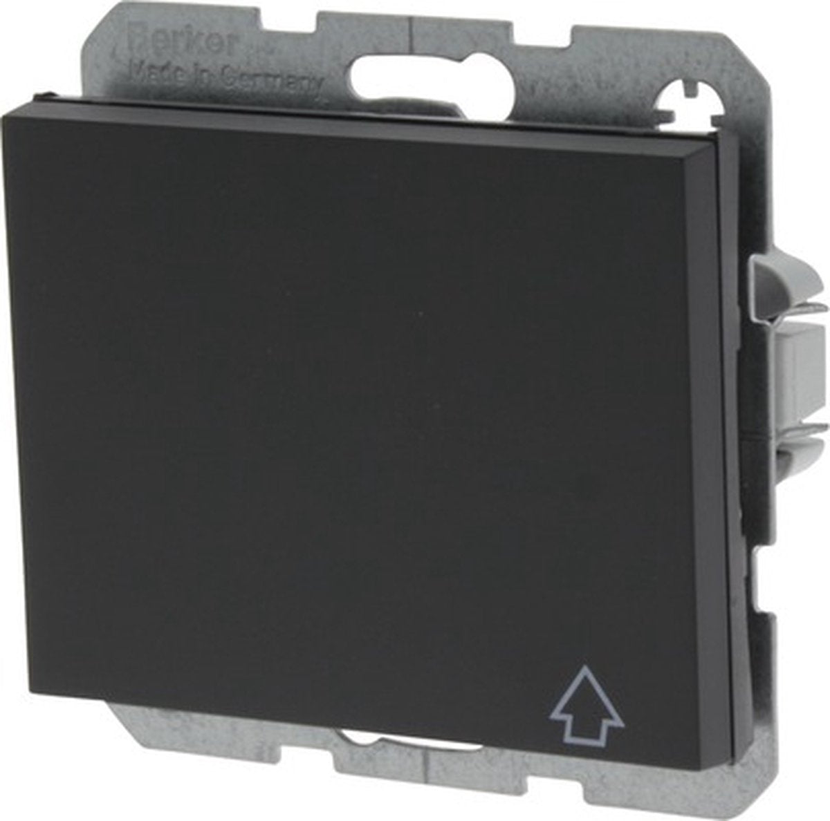 Berker k1 prise murale encastrable (toilettes) 1 voie avec couvercle rabattable anthracite