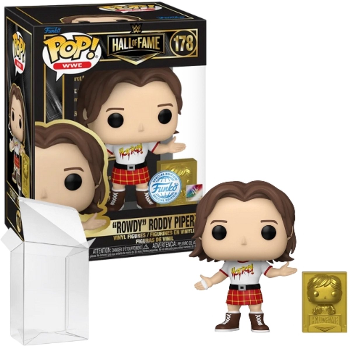 Funko-pop ! WWE : « Rowdy » Roddy Piper (Hall of Fame) #178 Édition spéciale exclusive
