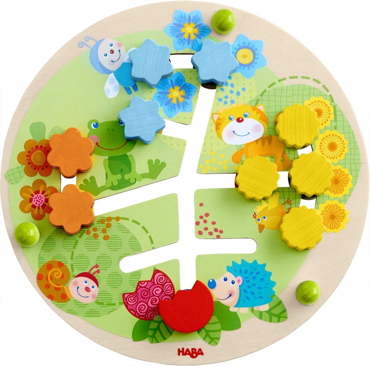 Planche de motricité Haba - fleurs - 1+