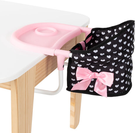 Siège de table pop design Bayer noir